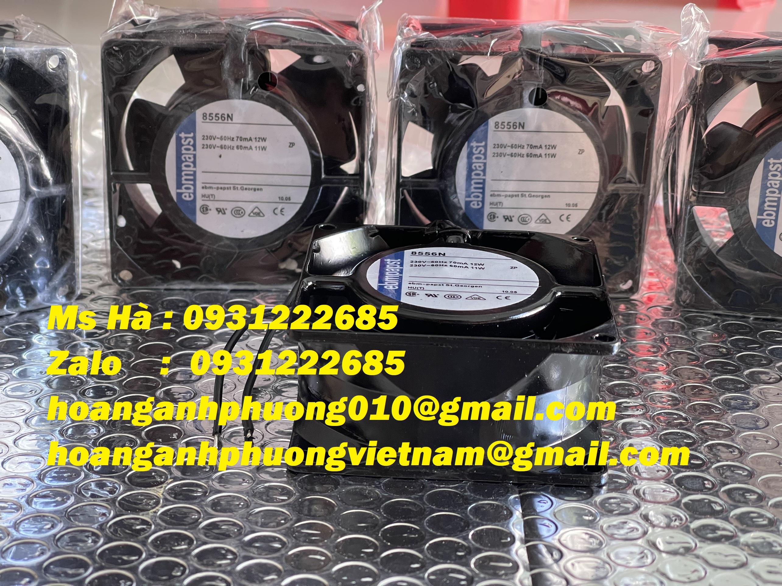Quạt tản nhiệt nhập khẩu giá tốt Ebmpapst 8556N - Bình Dương